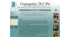 Desktop Screenshot of congregationkolam.org