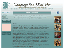 Tablet Screenshot of congregationkolam.org